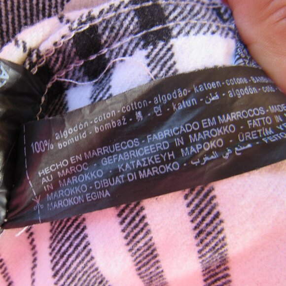 Zara Shacket Mens White/Black Monochrome Checkered Plaid Flannel Jacket Size L - Picture 5 of 8